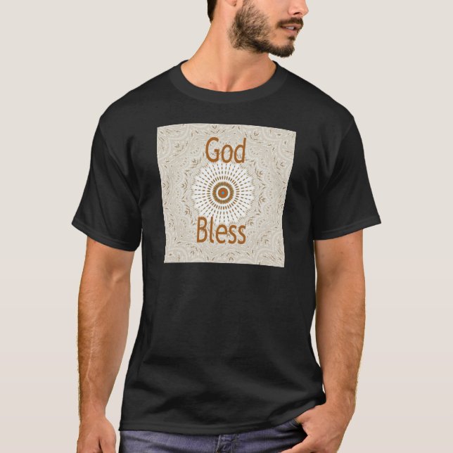Traditional African Motif Design Art Print T-Shirt (Front)