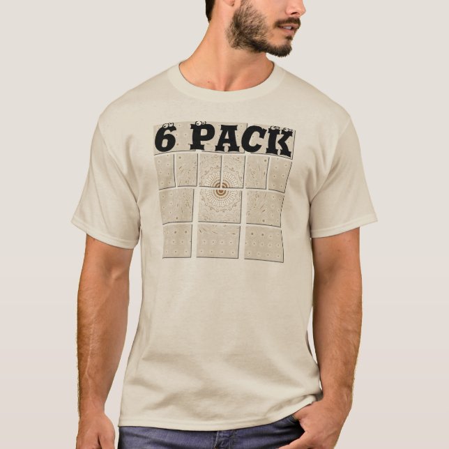 Traditional African Motif Mosaic Art Print. T-Shirt (Front)