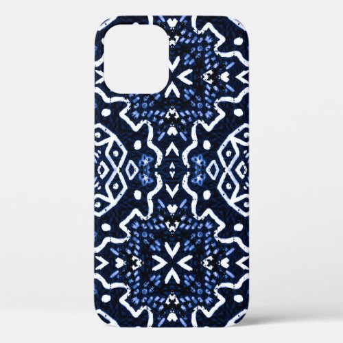 Traditional African pattern tilework design iPhone 12 Case