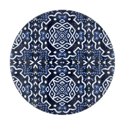 Traditional African pattern tilework design Cutting Board