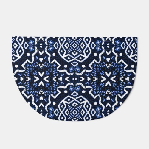 Traditional African pattern tilework design Doormat