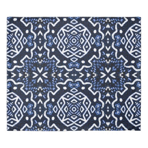 Traditional African pattern tilework design Duvet Cover