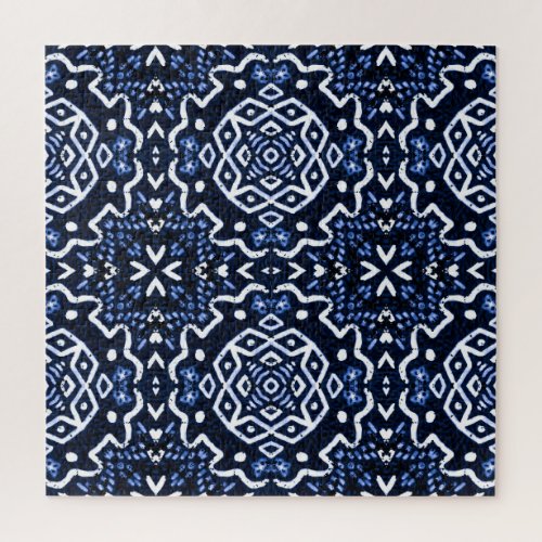 Traditional African pattern tilework design Jigsaw Puzzle