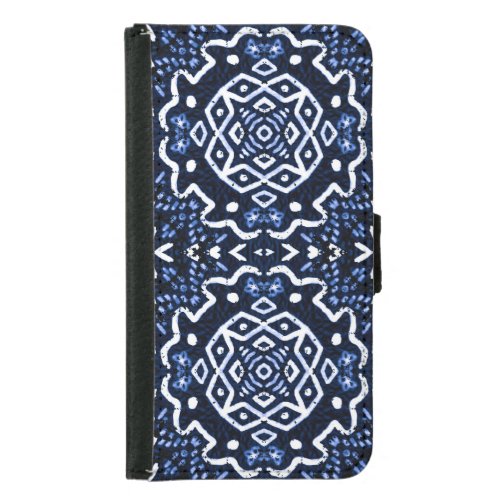 Traditional African pattern tilework design Samsung Galaxy S5 Wallet Case