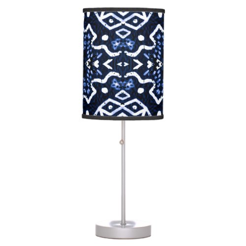 Traditional African pattern tilework design Table Lamp