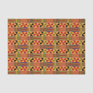 Traditional African Pinwheel Kente K70  Tissue Paper