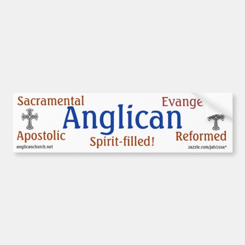 Traditional Anglican Bumper Sticker