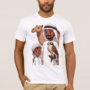 Traditional Arab Falcon Hunt T-Shirt
