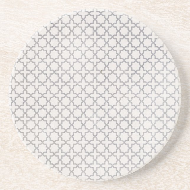 Traditional Arabesque Tile Artwork Coaster (Front)