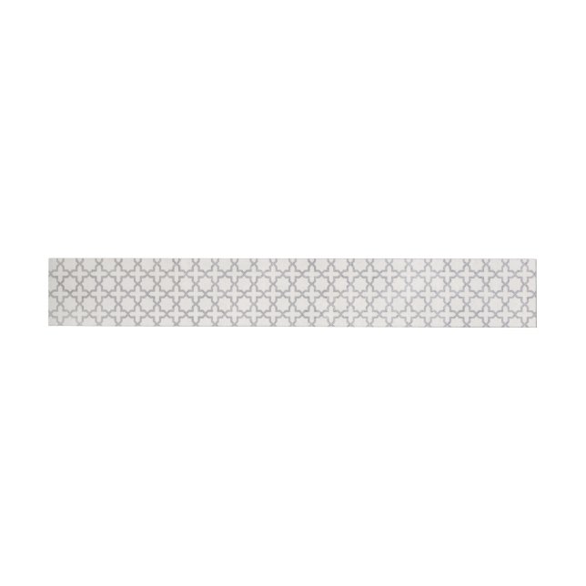 Traditional Arabesque Tile Artwork Wrap Around Address Label (Individual)