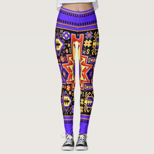 Traditional Armenian Art Leggings