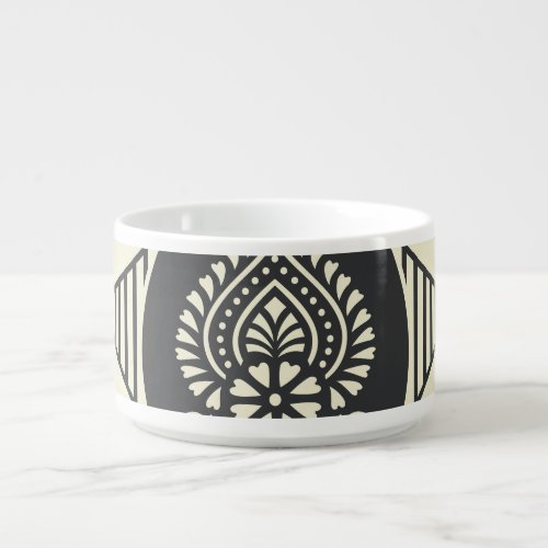Traditional Asian damask seamless pattern Bowl