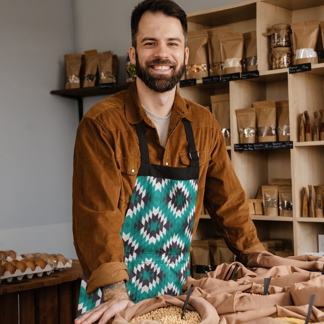 Traditional Aztec Pattern Apron (Apron)