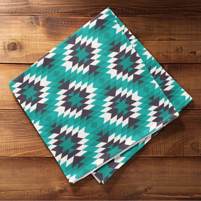 Traditional Aztec Pattern Cloth Placemat (Table placemat)