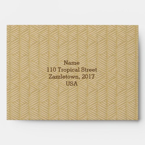 Traditional bamboo envelope