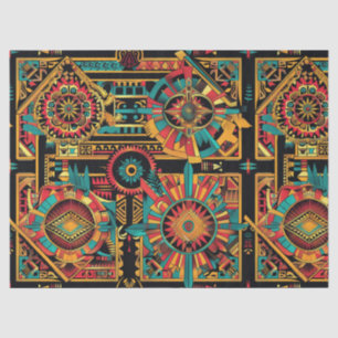 Traditional Beige "Aztec Dream" Specialty Tissue P Tissue Paper