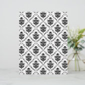 Traditional Black Damask (Standing Front)