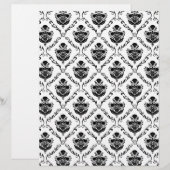 Traditional Black Damask (Front/Back)