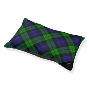 Traditional Black Watch Clan Tartan Pet Bed