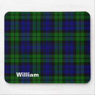Traditional Black Watch Tartan Plaid Mouse Pad