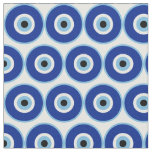 Traditional Blue Nazar Evil Eye Charm Fabric