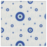 Traditional Blue Nazar Evil Eye Charm Fabric