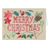 Traditional Botanical Christmas (Front Horizontal)