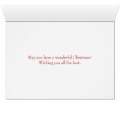 Traditional Botanical Christmas Cards (Inside Horizontal (Bottom))