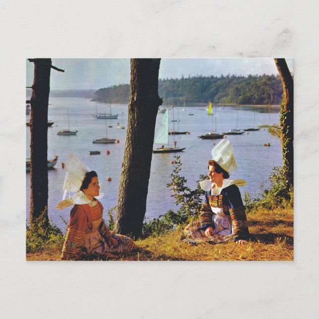 Traditional Breton costume Postcard (Front)