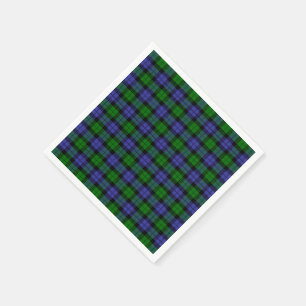 Traditional British plaid tartan Paper Napkins