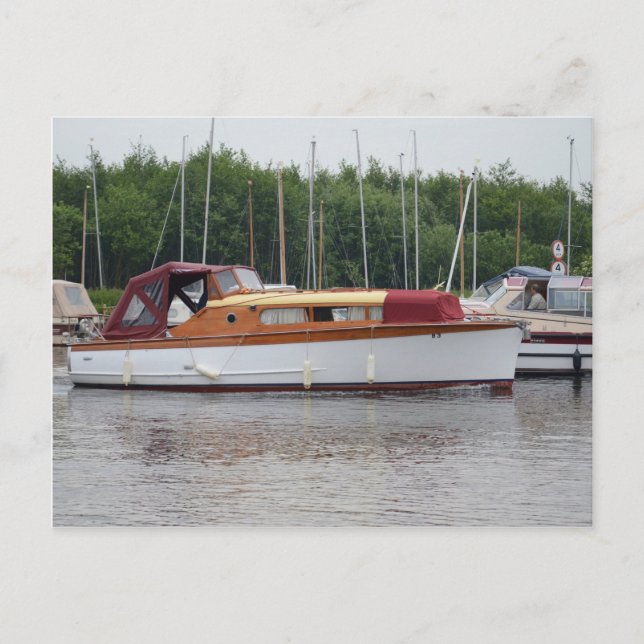 Traditional Broads Cruiser Postcard (Front)