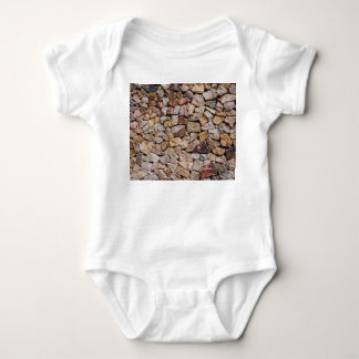 Traditional Broken Stone Pile Walls Baby Bodysuit