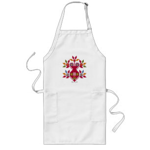 Traditional Bulgarian Motif Long Apron