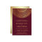 Traditional Burgundy Gold Mandala Indian Wedding