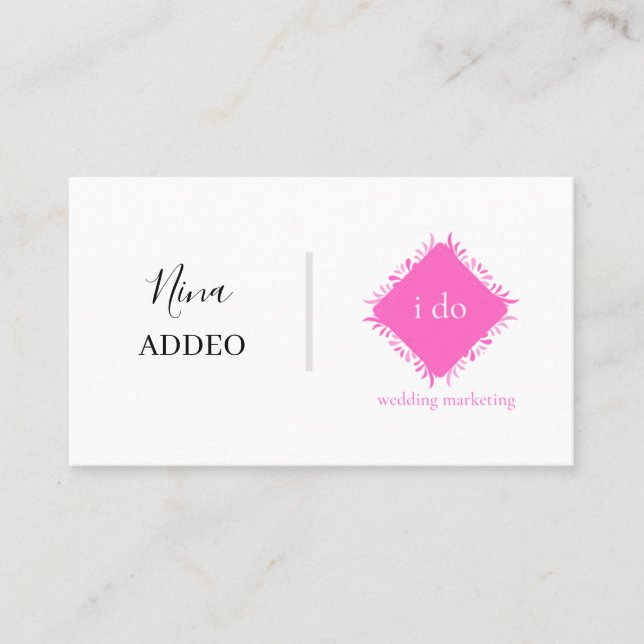 Traditional Business Card with Logo (Front)