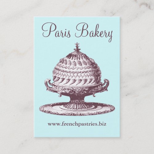Traditional Cafe  Coffee Shop  Bakery Vintage Business Card