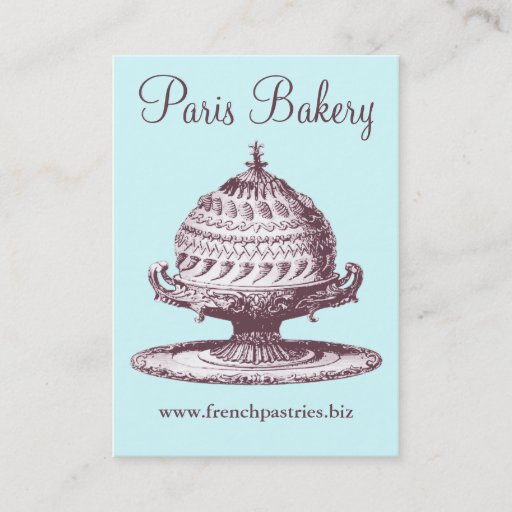 Customizable Traditional Cafe / Coffee Shop / Bakery Vintage Business Card