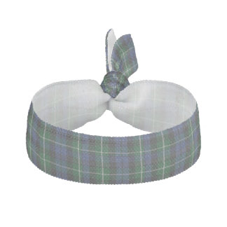 Traditional Campbell Tartan Plaid Head Band Elastic Hair Tie