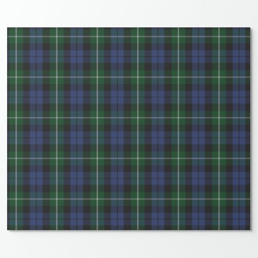 Traditional Campbell Tartan Plaid Wrapping Paper | Zazzle