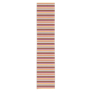 Traditional Candy Stripes Short Table Runner