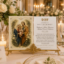 Traditional Catholic Holy Matrimony Prayer Cards