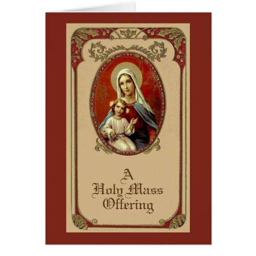 Traditional Catholic Mary Sympathy Mass Offering