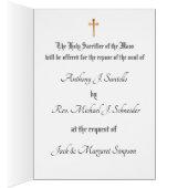 Traditional Catholic Mary Sympathy Mass Offering Cards (Inside (Right))
