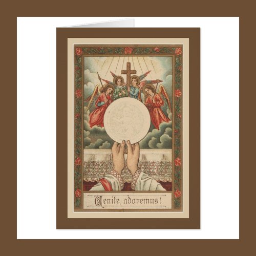 Traditional Catholic Priest Eucharist Angels