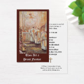 TRADITIONAL CATHOLIC PRIEST ORDINATION HOLY CARDS (Desk)