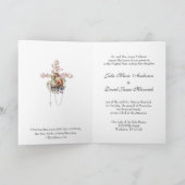 Traditional Catholic Religious Wedding Invitation (Inside)