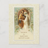 Traditional Catholic SAVE THE DATE Wedding