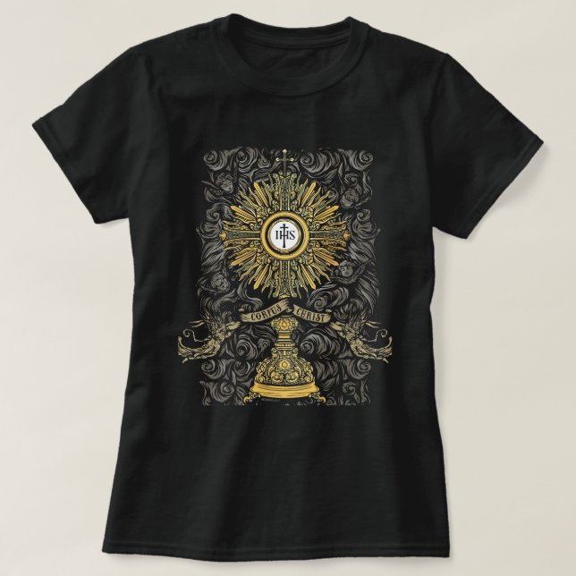 Traditional Catholic Shirt, Bible Verse T-Shirt (Design Front)
