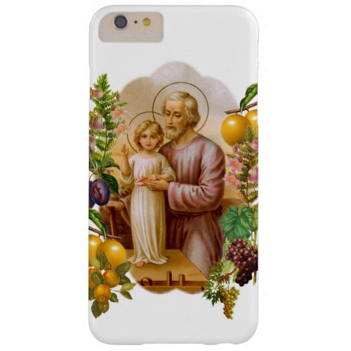 Traditional Catholic St Joseph Jesus Religious Barely There iPhone 6 Plus Case