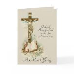 Traditional Catholic Sympathy Mass Offering Cross Card Traditional Catholic Sympathy Mass Offering Cross Card